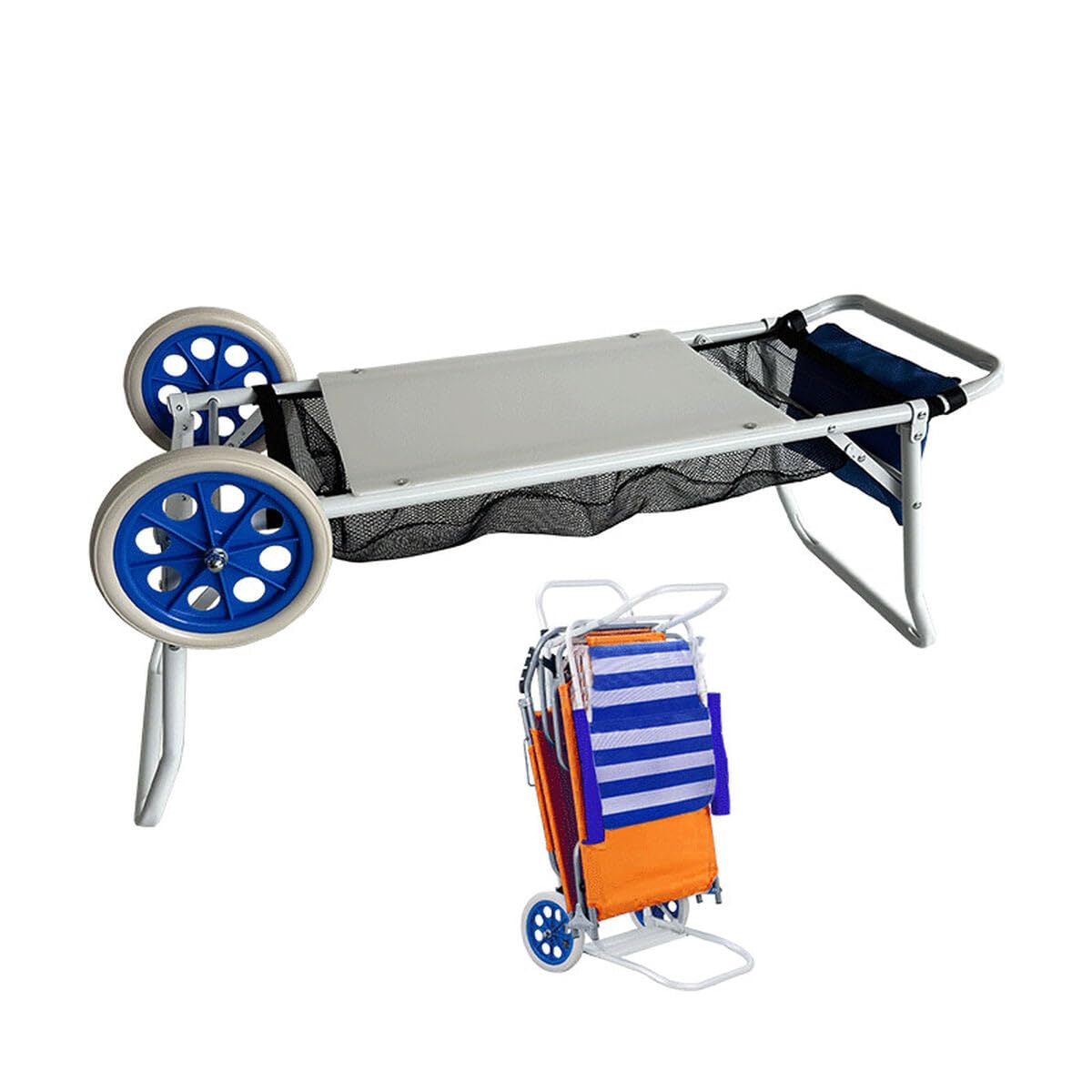 Chariot Multi-usages Blanc PVC Acier Red 108 x 51 x 51 cm