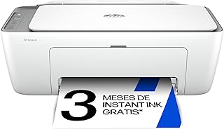 Comprar HP DeskJet 2820e 588K9B, Impresora multifunción de inyección de tinta A4 a color, Conexión Wi-Fi, Impresión a doble cara manual, Hasta 7,5 ppm, 3 meses de impresión Instant Ink con HP+, Blanca