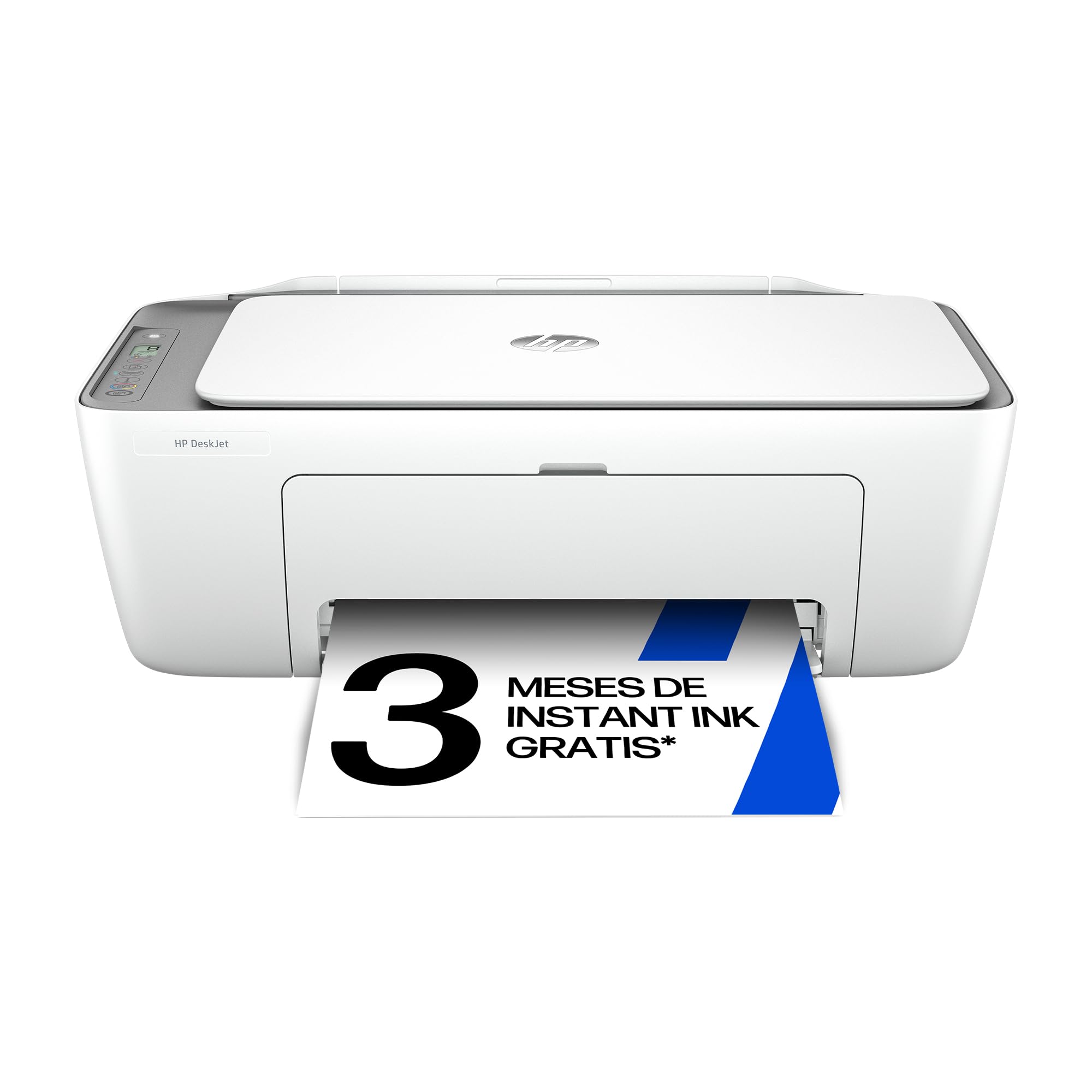HP DeskJet 2820e 588K9B, A4 Colour Inkjet All-in-One Printer, Wi-Fi Connection, Manual Duplex Printing, Up to 7.5 ppm, 3 Months Instant Ink with HP+, White