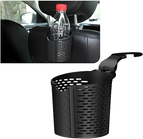 Portavasos para asiento trasero de automóvil, soporte de bebida para asiento trasero de automóvil montado en suspensión de 3.35 pulgadas, soporte de