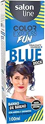Salon Line Color Express Tintura Semi Permanente Fun Azul Blue Rock, 100 ml