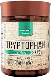 L-triptofano Tryptophan 190mg 60caps Nutrify Original