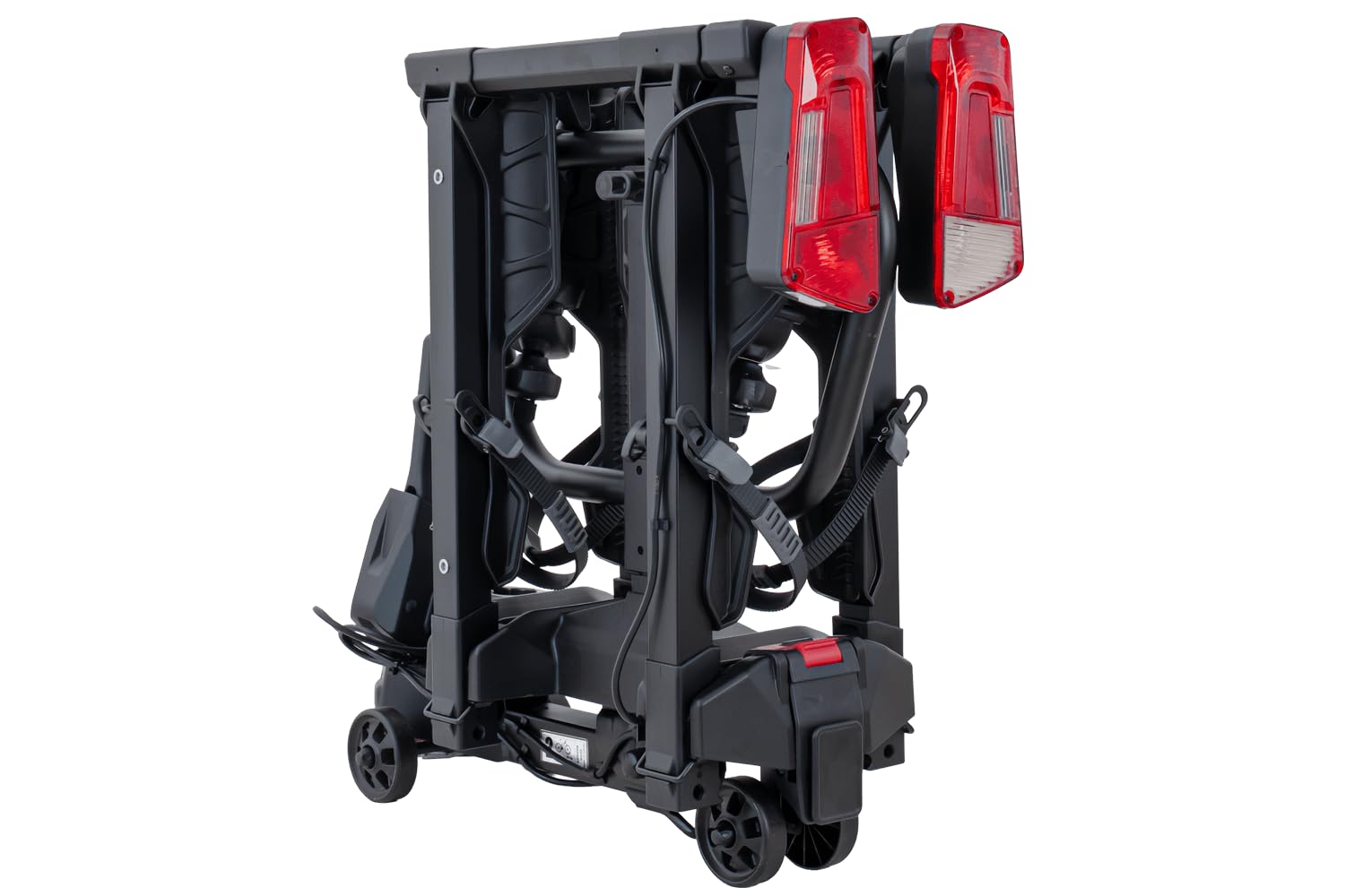 Spider 2E PRO Fahrradträger Anhängerkupplung für 2 E-Bikes bis 60 kg, abkippbar und zusammenklappbar, Kupplungsträger mit Diebstahlsicherung und 13-PIN Stecker