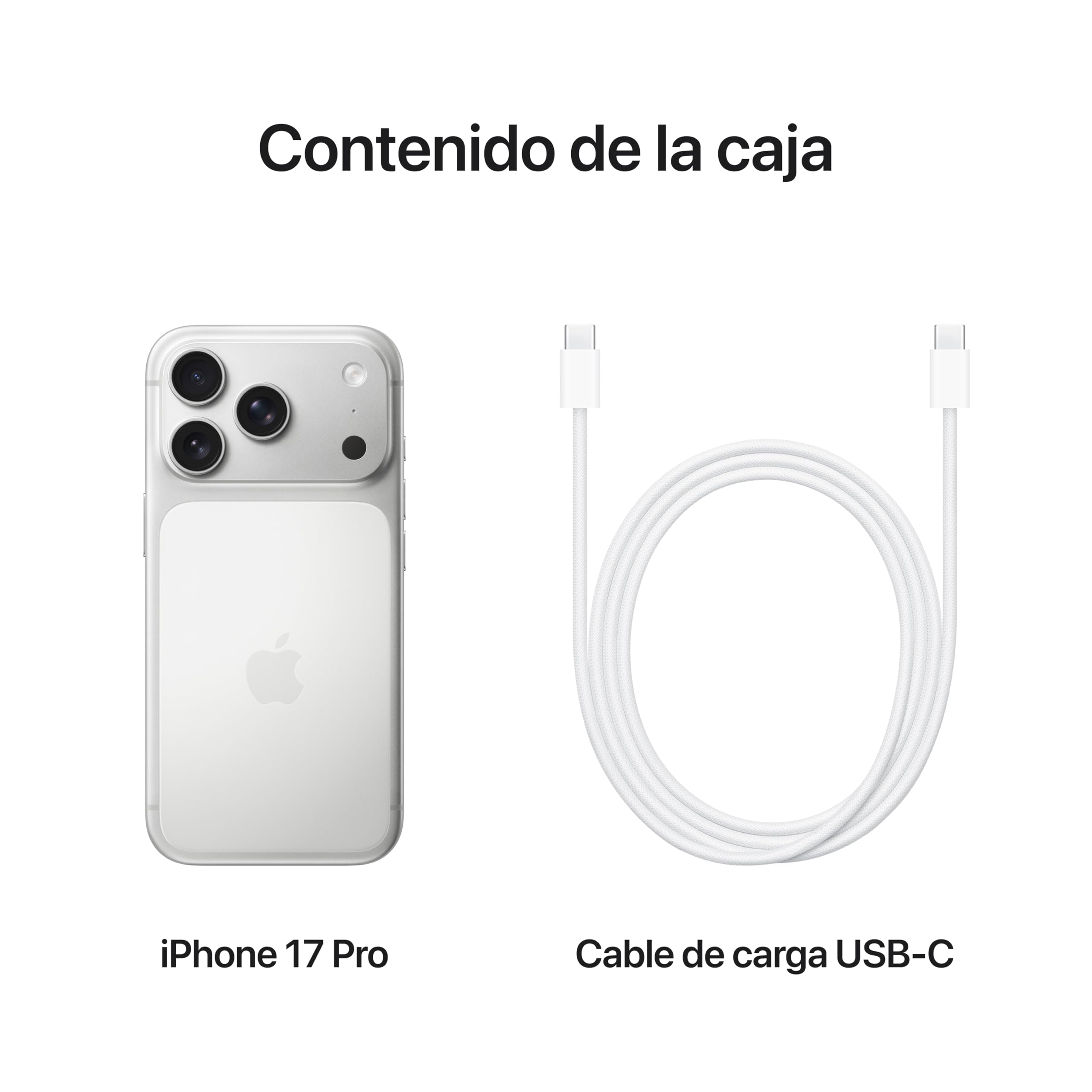 Apple iPhone 17 Pro de 256 GB: Pantalla de 6,3 Pulgadas con Promotion hasta 120 Hz, Chip A19 Pro, autonomía revolucionaria, Sistema de cámaras Pro Fusion con cámara Frontal Center Stage; Plata