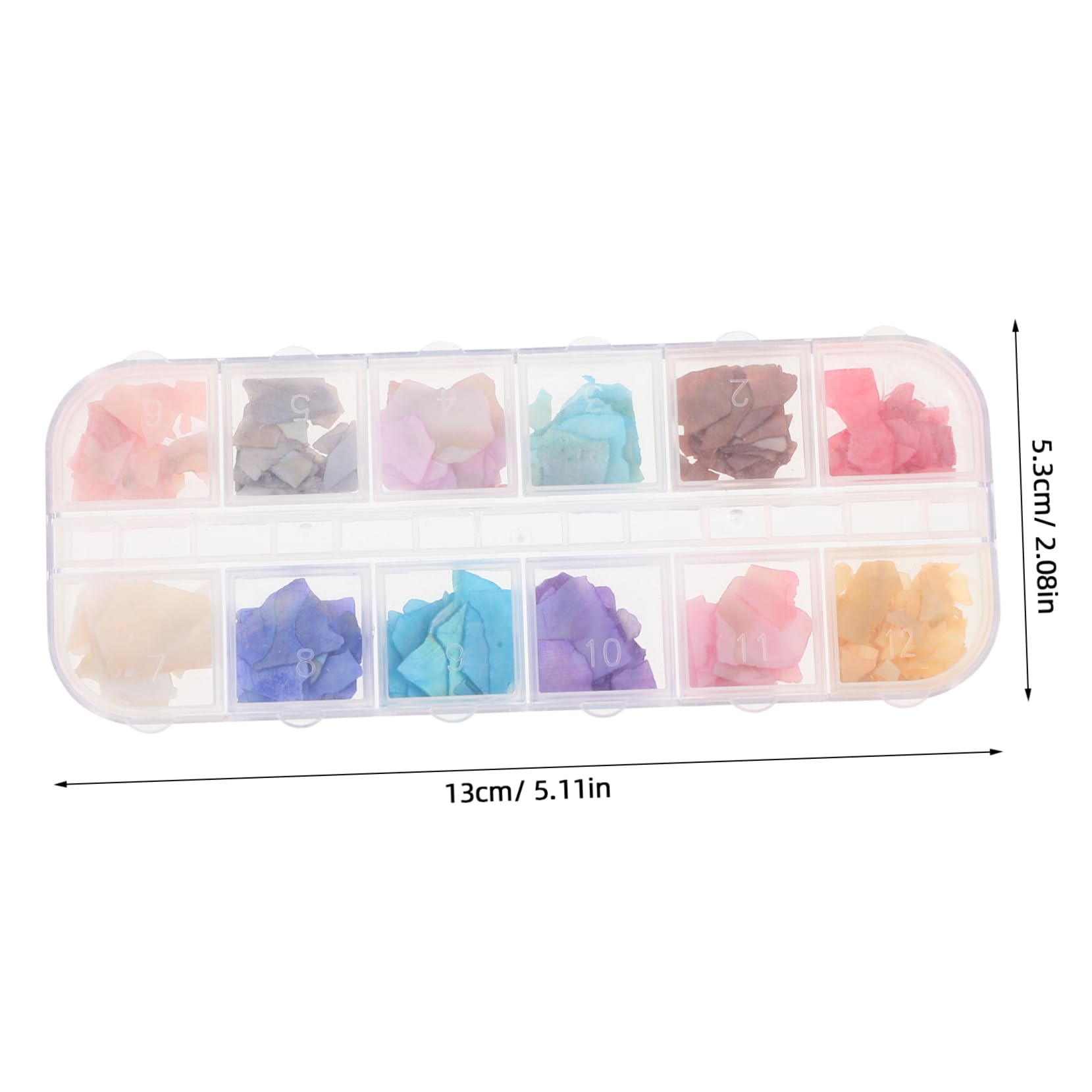 GALPADA 2 Sets Set Nail Tools Nail Art Decorations Shell Manicure Flakes Bulk Nail Art Charms Nail Sequins Cute Nails Charms Nail Art Accessories Nail Art Tools Nail Jewelry Kit