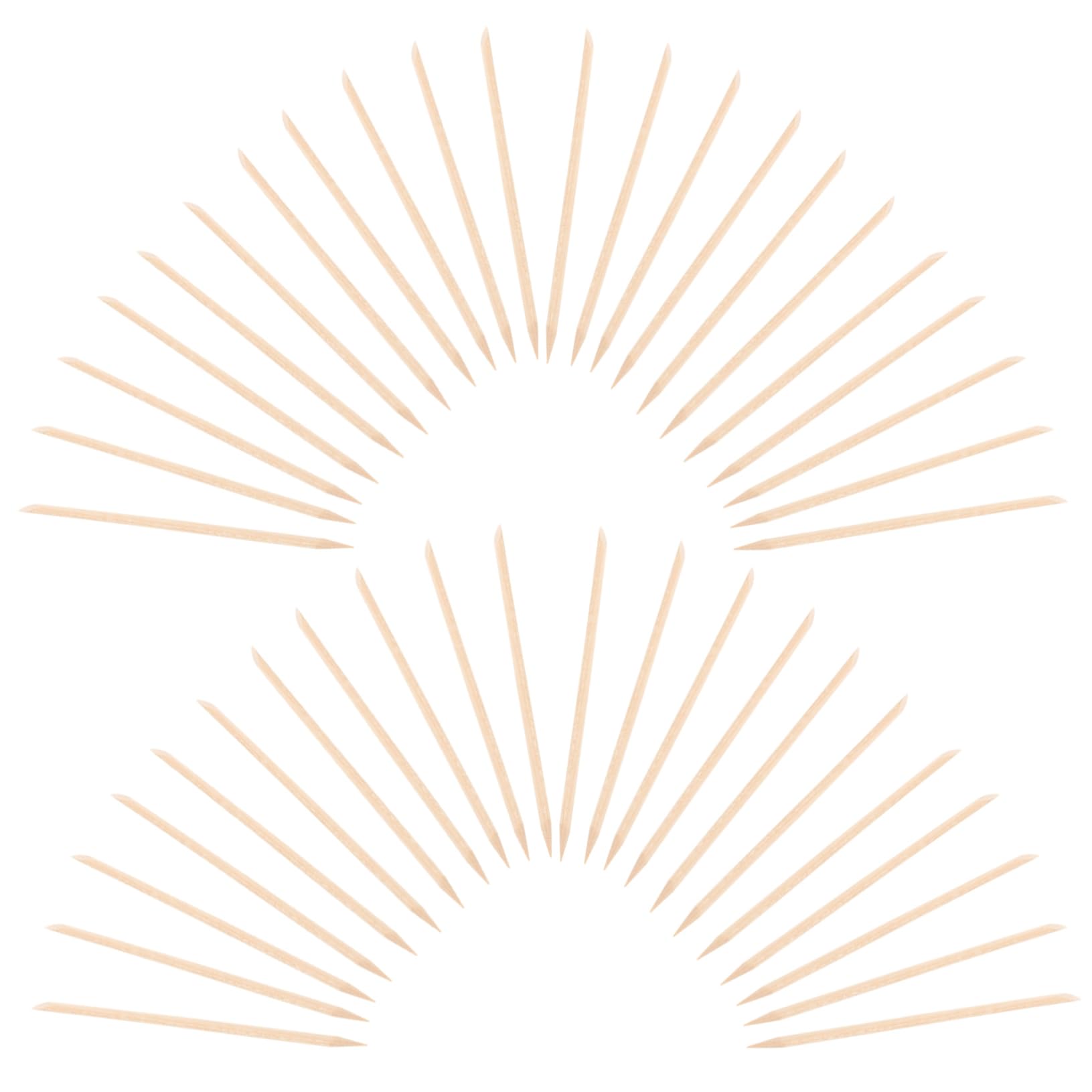 FRCOLOR Versatile Nail Art Stick Tool Set 100pcs Cuticle Pusher Stick Trimmer Scraper Nails Tools Ideal for All Levels