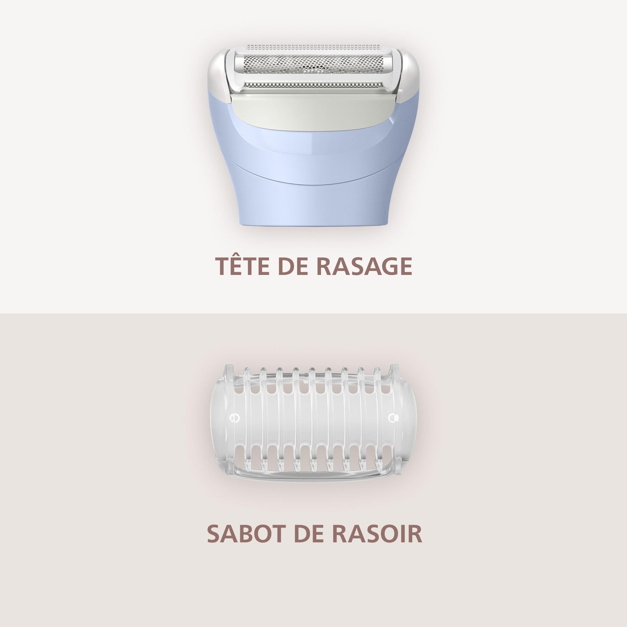 Philips Lady Shaver série 6000 – rasoir électrique sans fil, utilisation sur peau sèche ou mouillée, système de rasage à 3 lames, pour les jambes et le corps, autonomie de 80 min, modèle BRL127/00