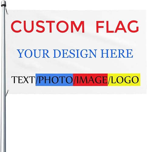 Banderas personalizadas con bandera personalizada, pancartas con diseño de tu propio logotipo, foto, texto, banderas personalizadas para jardín,