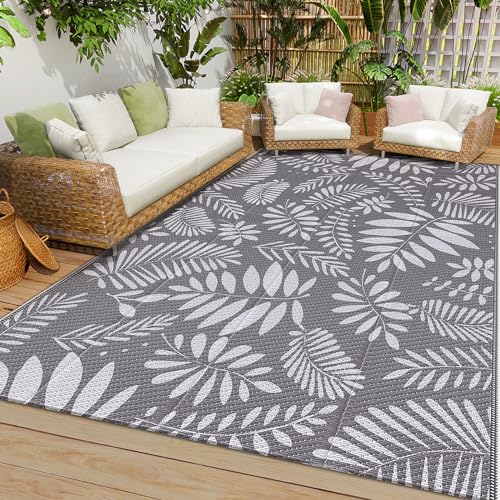 StepRite Outdoor Rug, Patio Rug, Plastic Straw Camping Rugs, Large