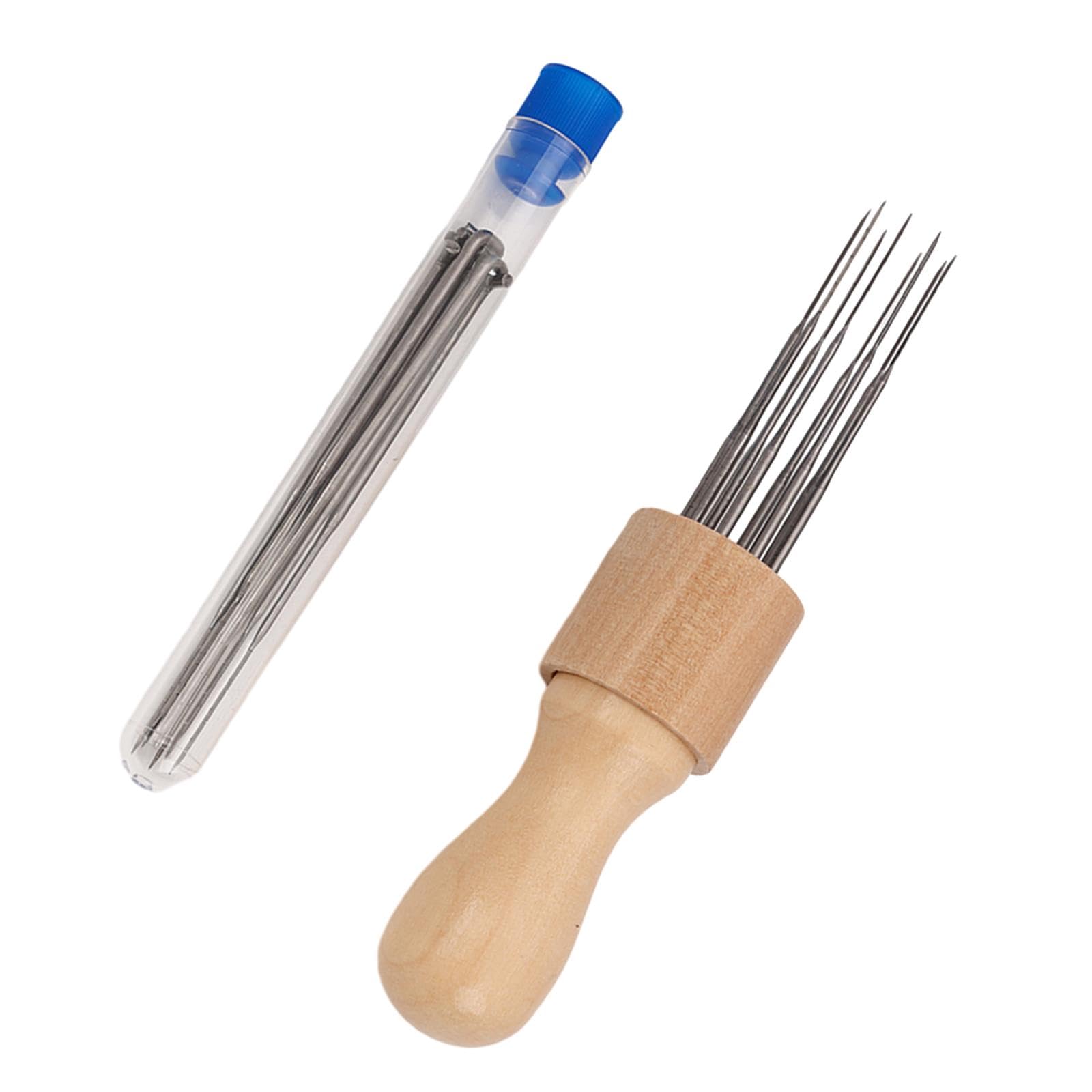 AnyCommand® Punch Needles Tools for DIY Patchwork Stitching Applique Embellishment CraftPunch Needle Kits Hand Embroidery Kits Embroidery Stitch Needlecrafts Yarn-picture-22