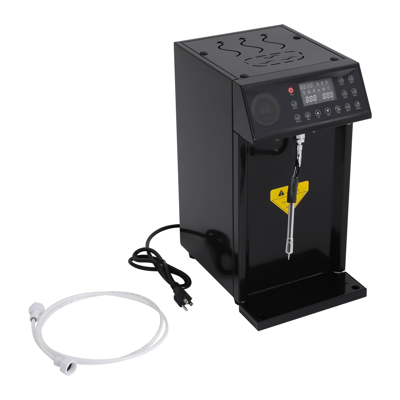 Amazon.com: TREMENPOW Commercial Steam Milk Frother 1-Wand Milk