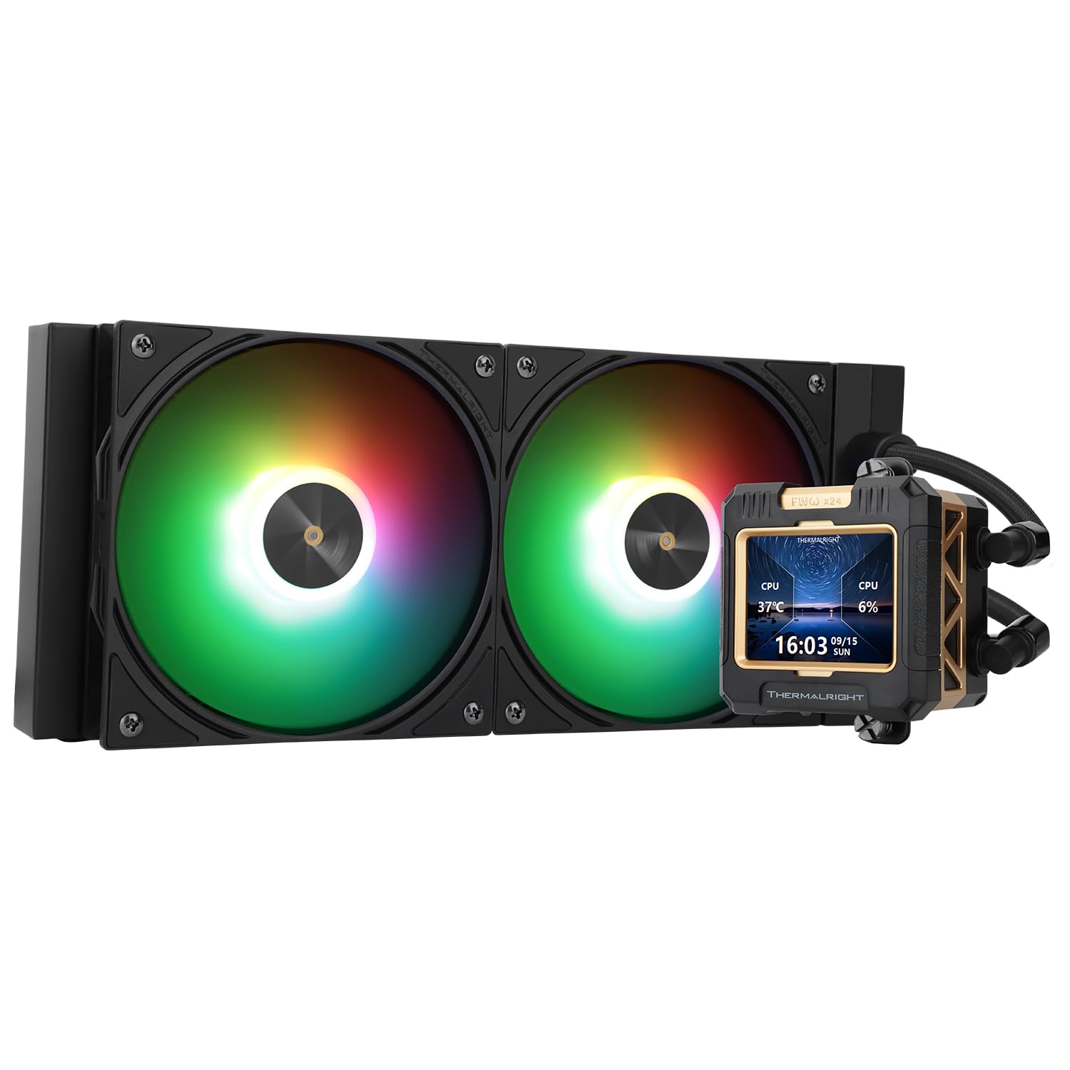 9315 Thermalright 240 ARGB CPUクーラー Grand Vision 240 ARGB BLACK – Thermalright