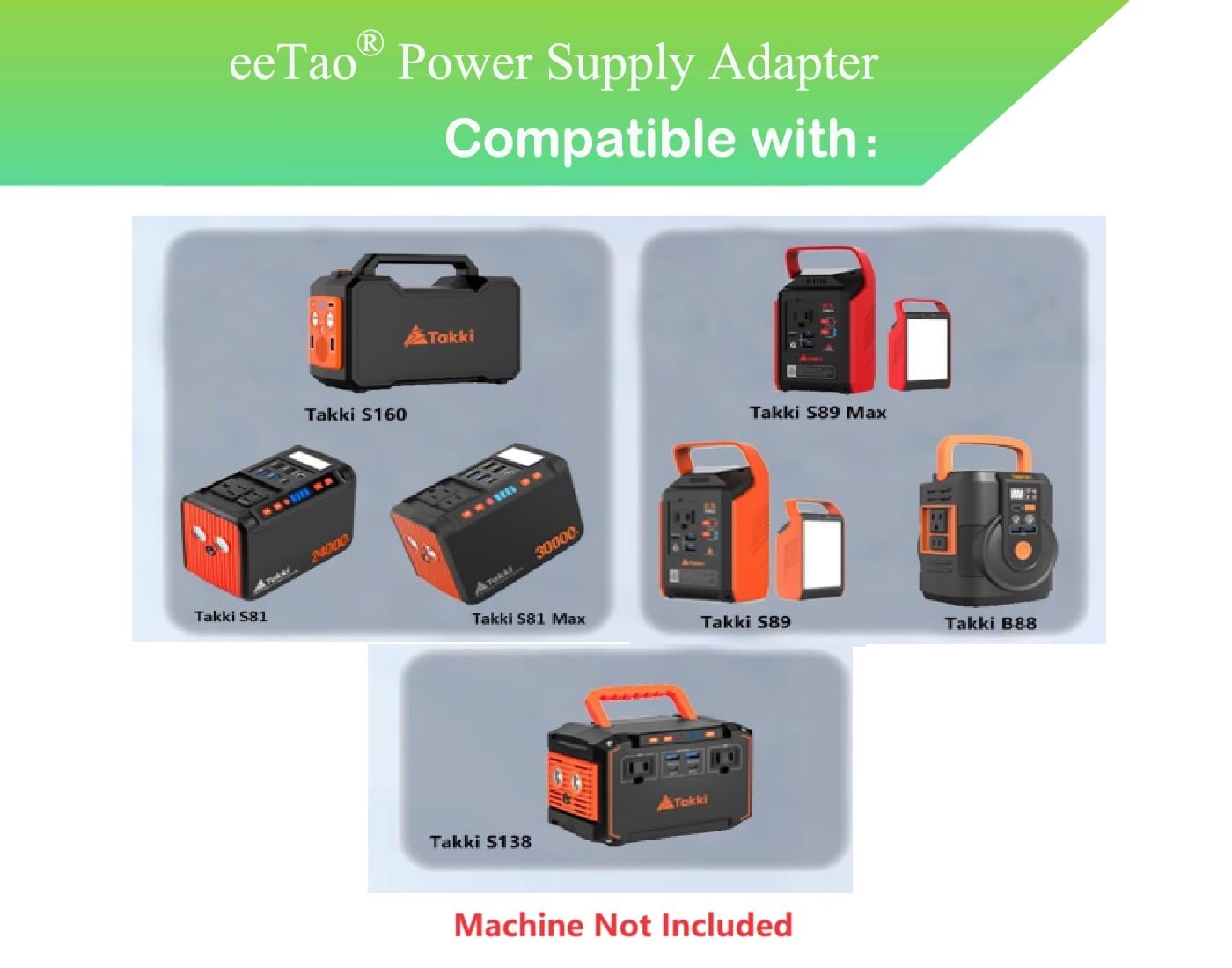 Amazon.com: eeTao AC/DC Car Adapter Charger Compatible with Takki