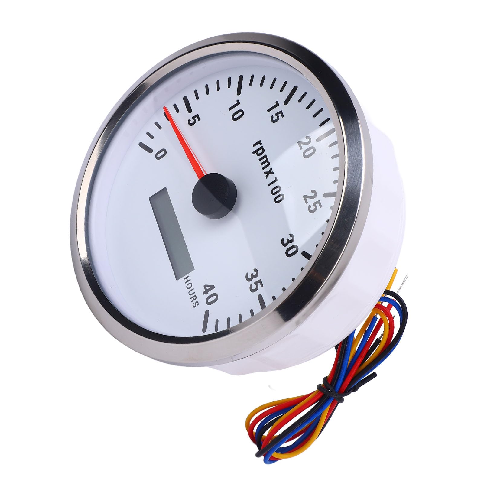 Obrotomierz 110 Mm 4000 RPM z Licznikiem Godzin, 7 Kolorów (White
