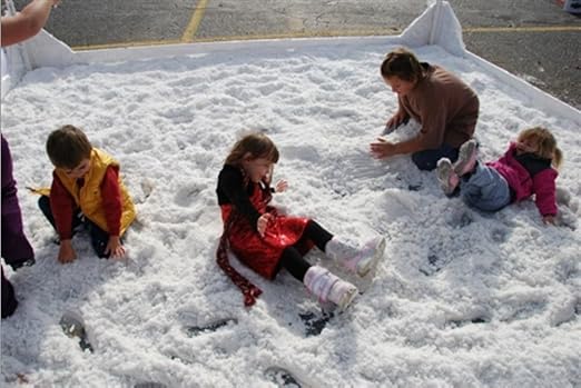 SnoWonder Instant Snow Fake Artificial Snow, Also Great for Making Cloud Slime (180 Gallons)