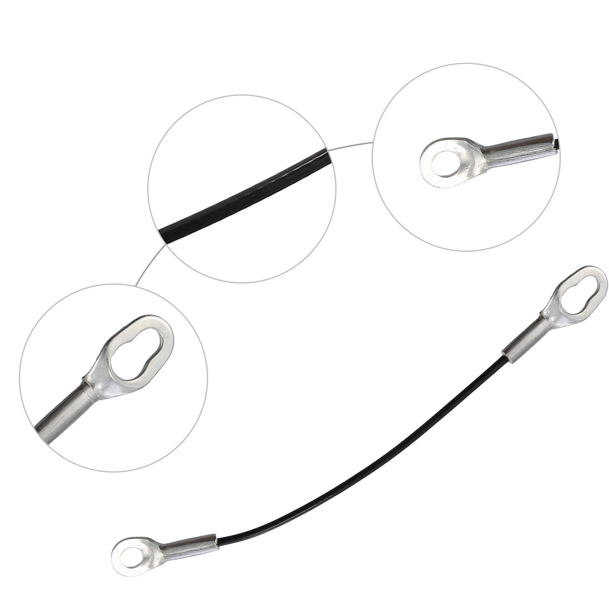 LT Easiyl 2 Pezzi Cavi Per Portellone Posteriore Per Auto Cinghie Per Portellone Posteriore Compatibile Con Toyota Hilux Vigo MK6 MK7 Pickup 2005-2015 Parte Di Ricambio 65770-0K01