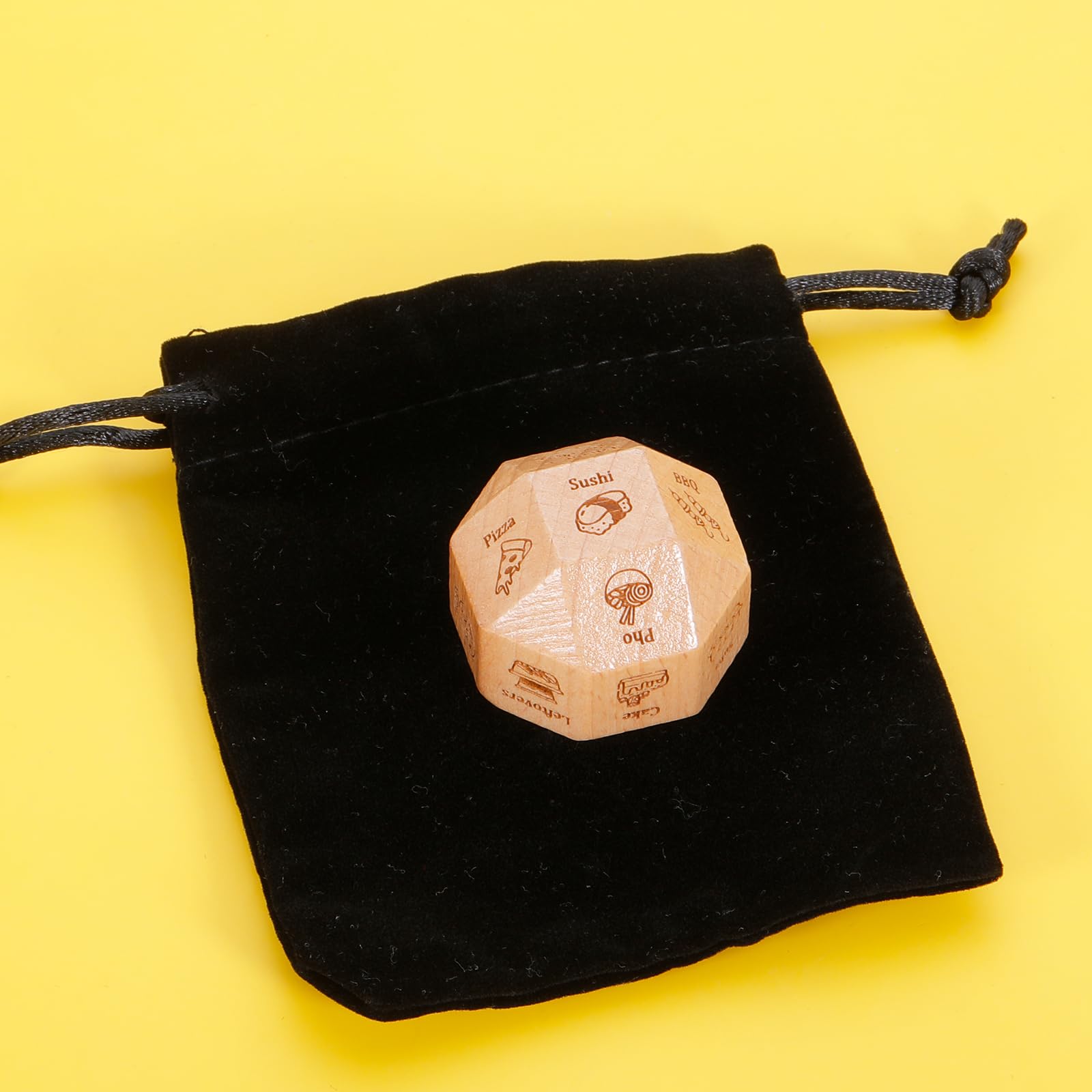 Dados de madera para aniversario de pareja, 18 dados laterales, regalos para él y ella