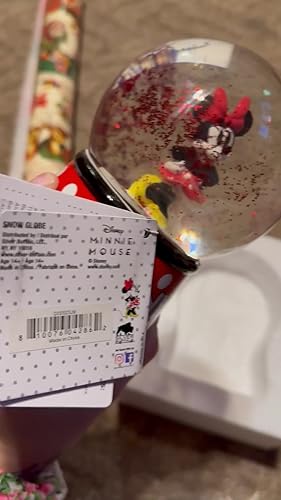 Amazon.co.jp: ディズニー ミニーマウス 光るスノードーム 渦巻く
