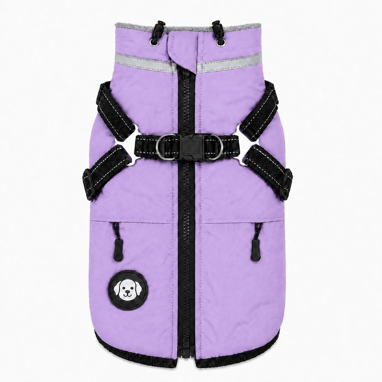 Waterproof Dog Coat with Harness Built in,Warm Winter Coat for Dogs,Dog Jacket for Small Medium Large Dogs