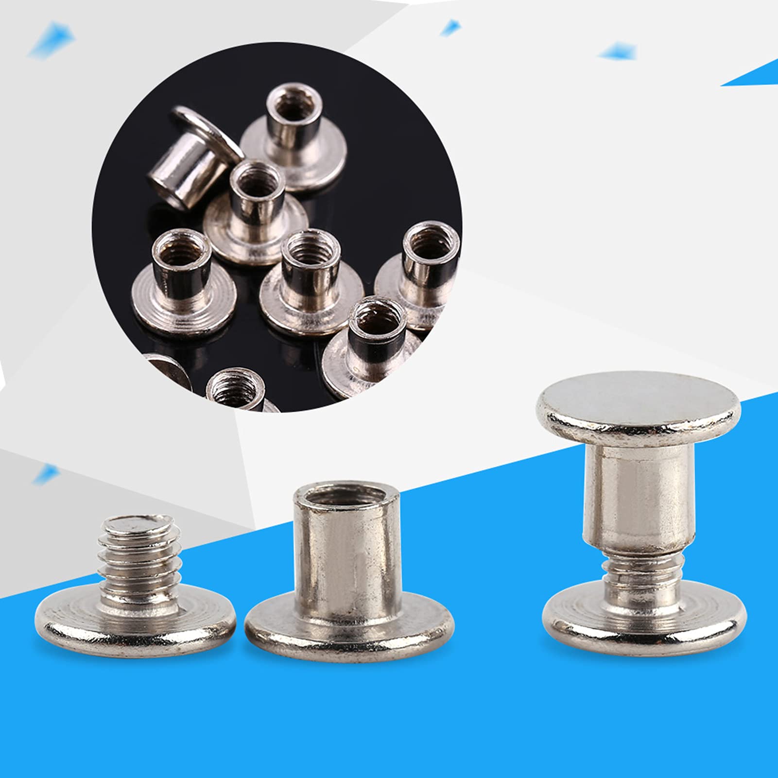 Scrapbook Rivets Tube Rivets Mini Eyelets Leather Craft Print Paper