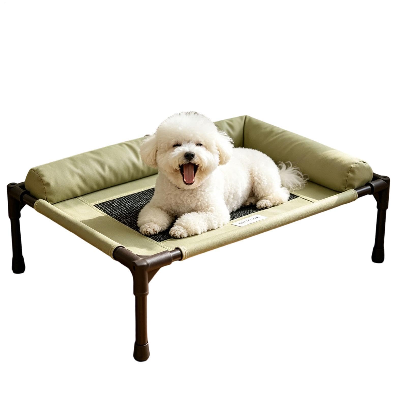 Cama Elevada Para Gatos - Tumbona Para Mascotas Antideslizante, Lavable Y Refrescante | Cama Elevada Para Perros, Hamaca Para Gatos Pequeños Y Medianos, Cachorros, Interior, Exterior, Balcón, Jardín,