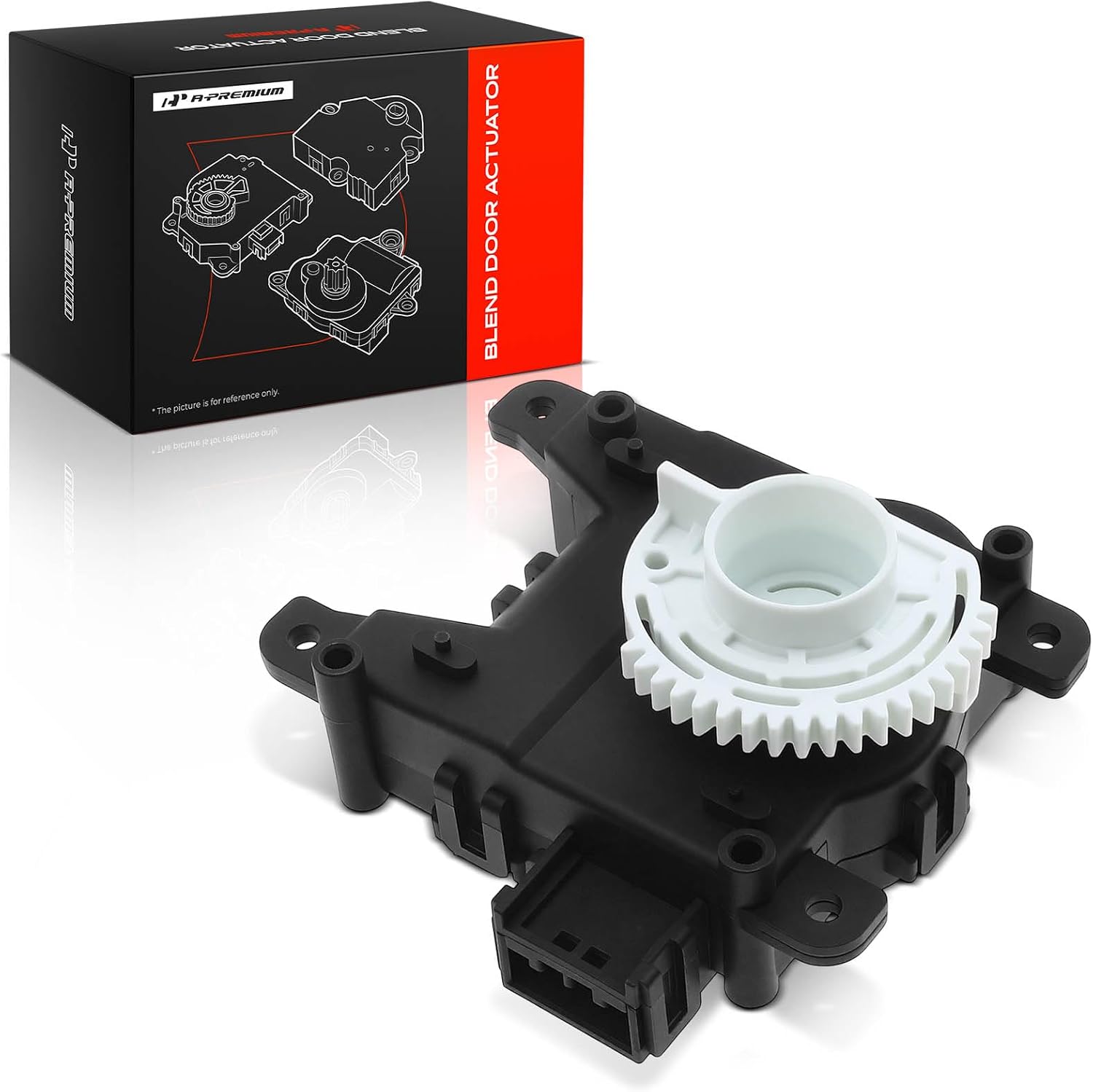 A-Premium HVAC Heater Blend Door Actuator, Compatible with Honda Civic 2012-2015, Main, Temperature Actuator, Replace# 79160TR0A01