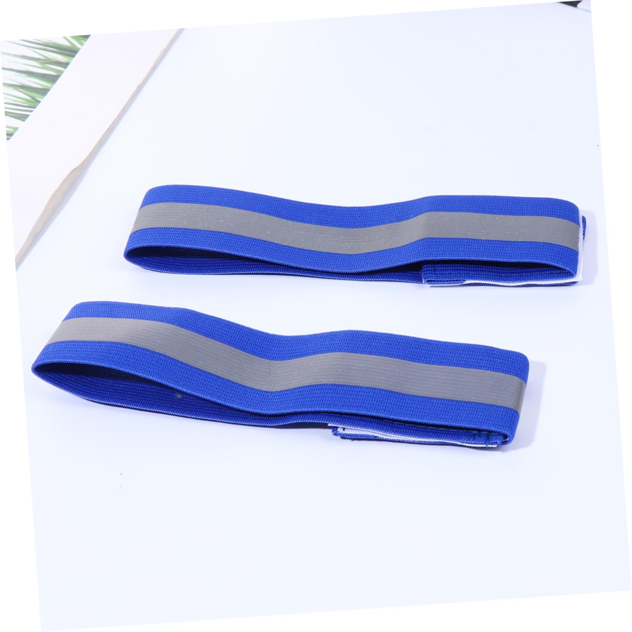 YARNOW 24pièces Brassards Réfléchissants Lumineux pour Course Accessoires De Sécurité pour Jogging Et Cyclisme Milieu Sombre Bleu