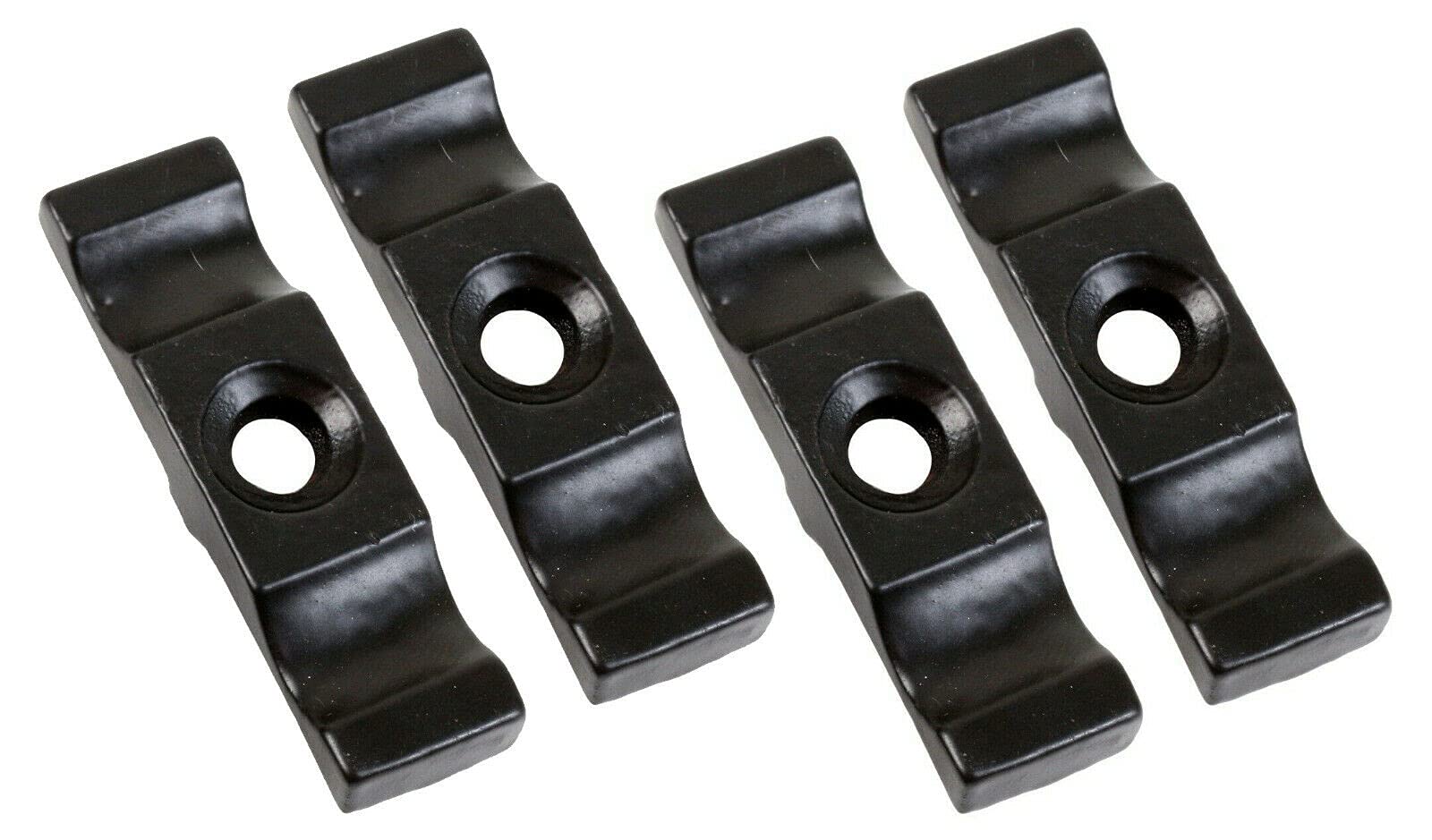 fiXte Antique Black Turn Button Thumb Catch Latch for Gates, Sheds, Doors, Rabbit Hutches and Cages etc (Pack of 4)