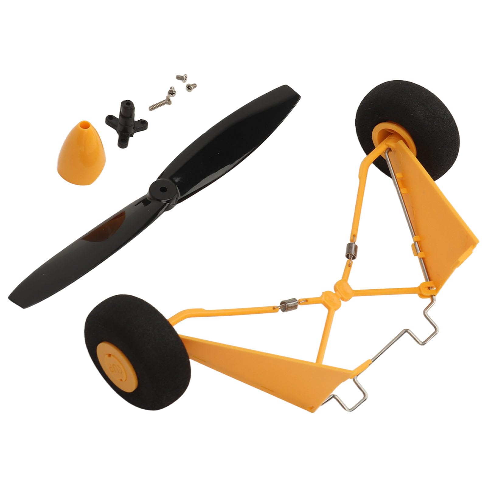 RC Landing Gear, Flexible Landing Gear Wheel Kit Easy to Install RC Aircraft Propeller Spare Parts for WLtoys XK RC Fixed Wing Aircraft, Fine Workmanship