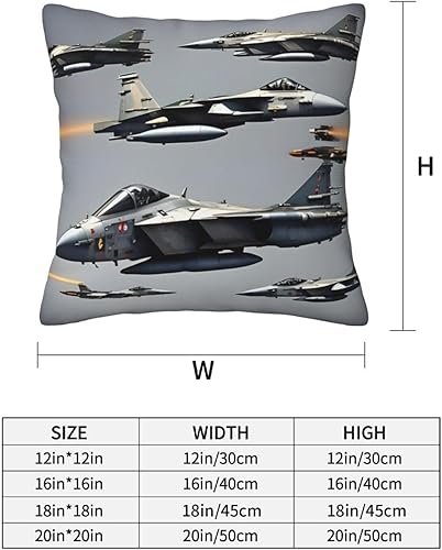 Miniatura 4 de Juego de 2 fundas de almohada cuadradas para sofá, cama, sofá, dormitorio, automóvil