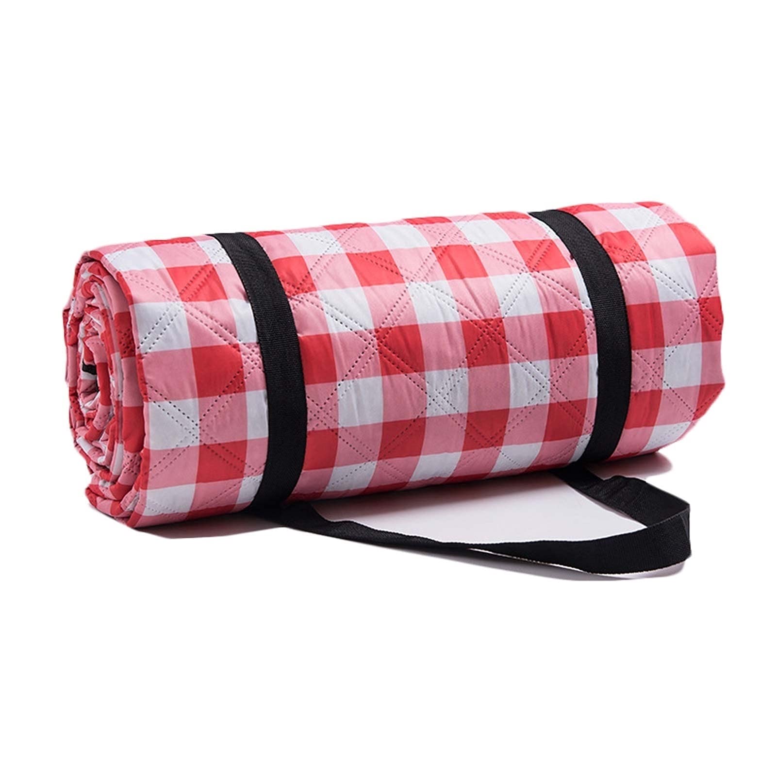 Couverture de Pique Niques, 200 x 200 cm, Natte de Plage Imperméable, Tapis Pique Niques Nappe Picnic pour Extérieur Camping Parc Cour (Color : Red Grid)