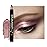 evpct Rose Gold Shimmer Cream Eye Shadow Sticks Brightener Pencils for Women, Rose Gold Silky Eyeshadow Applicator Stick Pen Waterproof, Blendable Crease-Proof Stick Eyeshadow Shimmer Eye Makeup 72