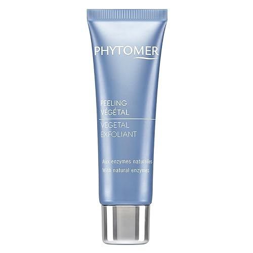 PHYTOMER Exfoliante facial suave vegetal con enzima natural | Limpia, elimina impurezas, refina la textura de la piel | Ingredientes seguros y