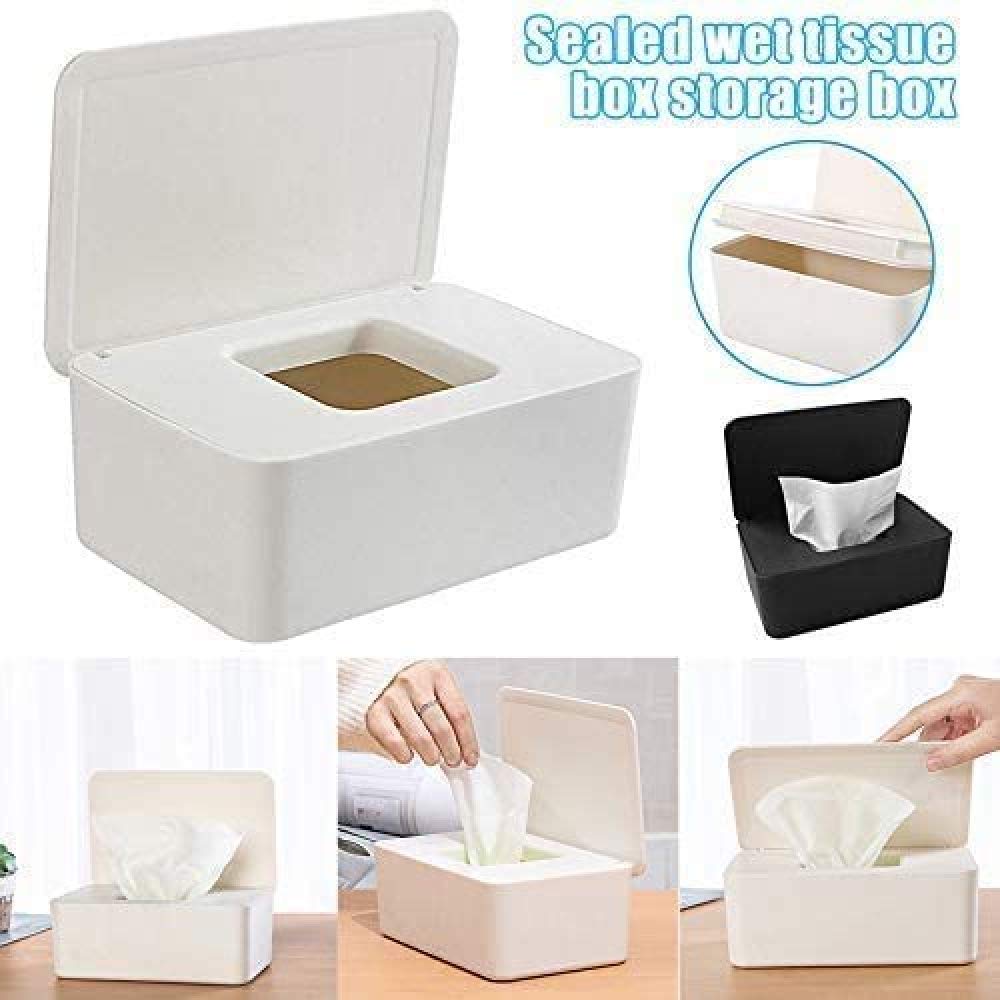 2 Stuks Vochtige Doekjesbox, Doekdispenser, Toiletpapier Opbergdoos Papieren Doos Dispenser Houder Met Deksel Voor Thuis 663381266