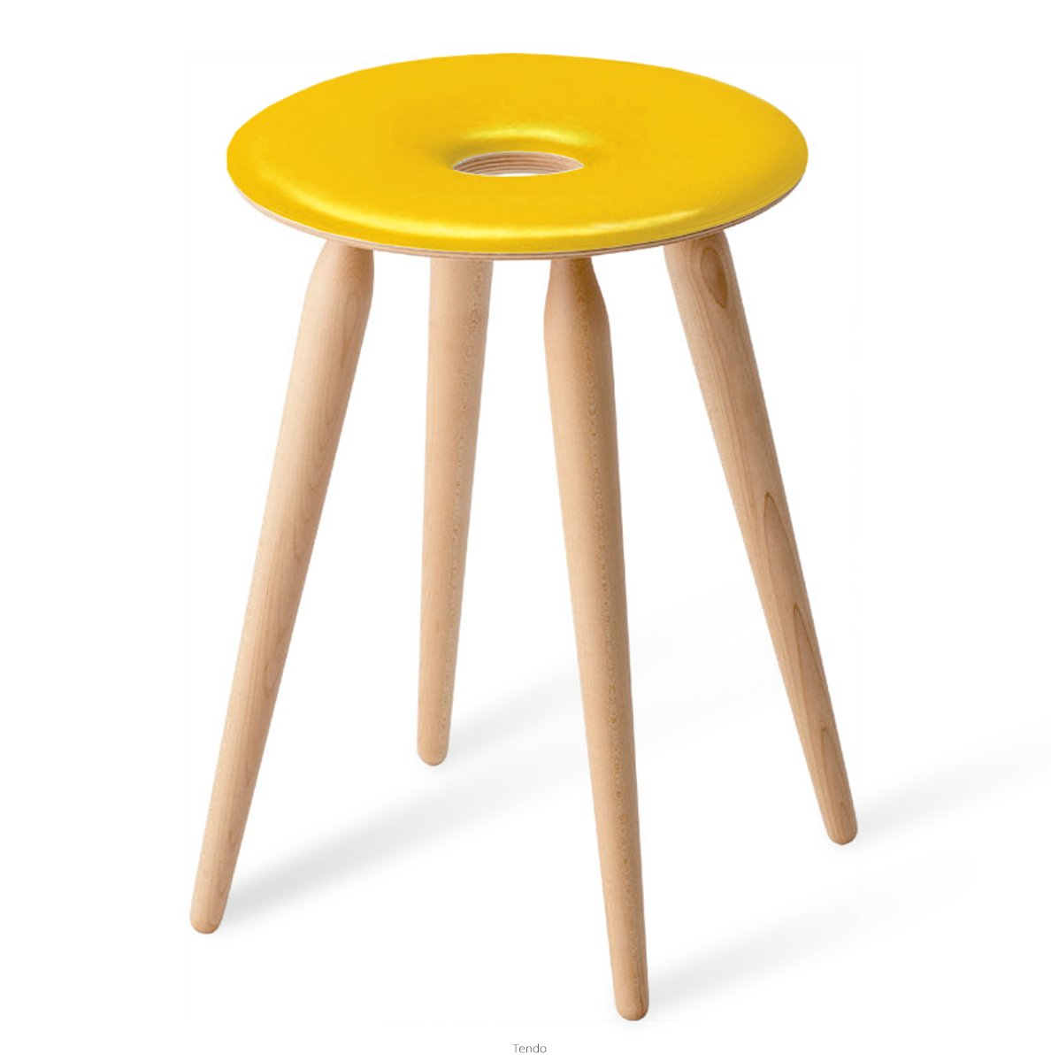 美品 天童木工 リングスツール 二脚セット グリーン チェア 緑 【公式