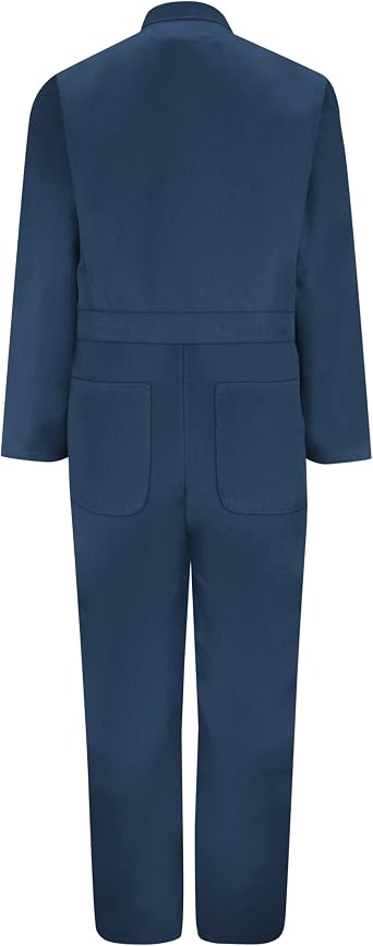 Red Kap Men's Long Sleeve Twill Action Back Coverall - Blue -