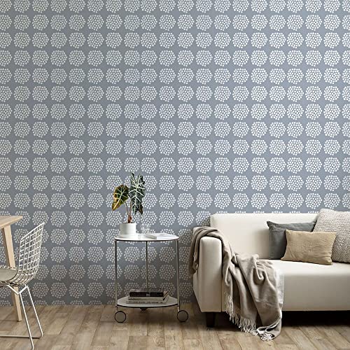 ǎ{ ǎV[ ͂ CNV[g }bR marimekko × NU WALLPAPER Puketti vPbeB ԕ hbg u[ 53cm×5.4m MKS4499 k h ͗lւ