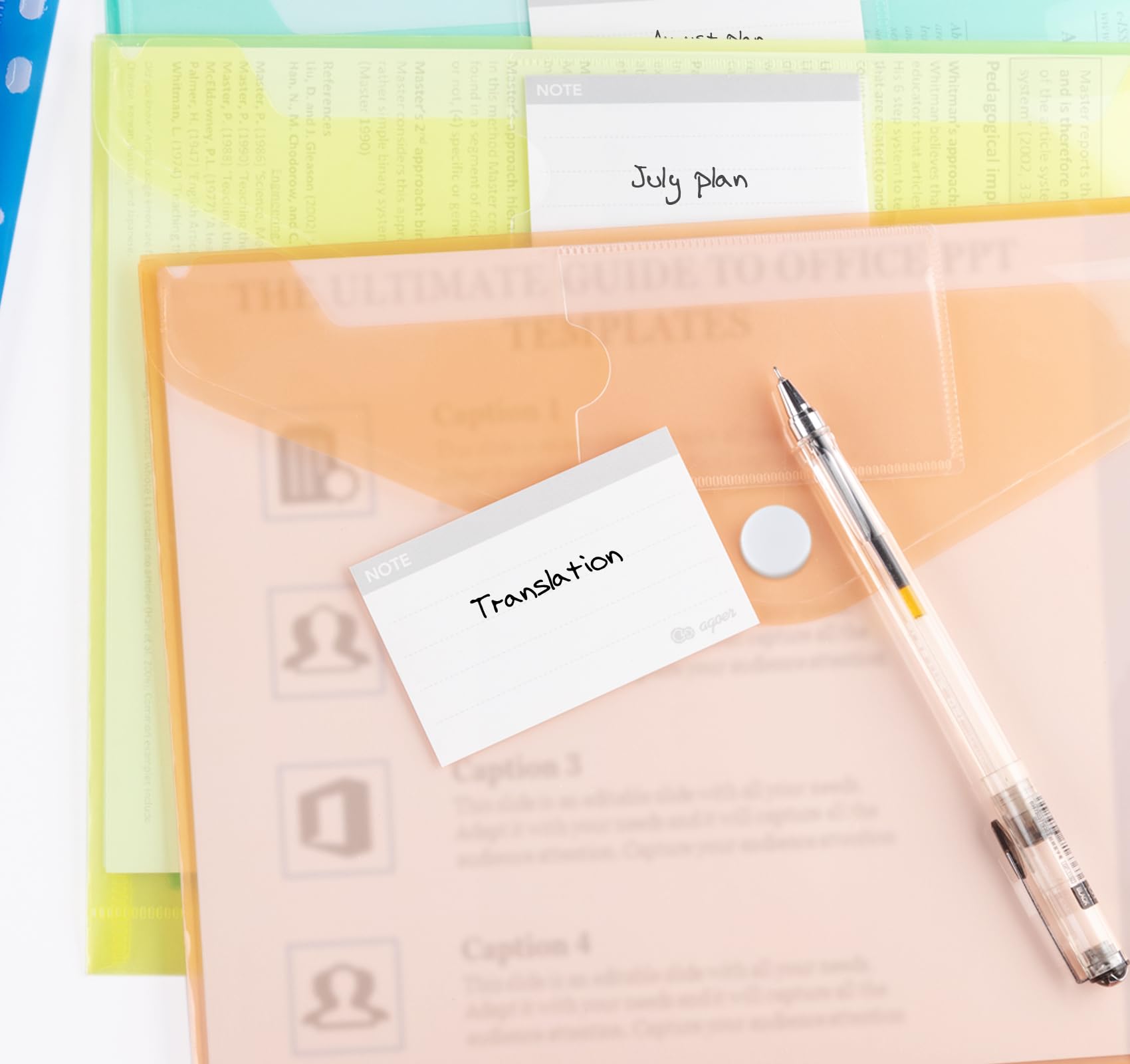 Plastic portefeuilles A4 geperforeerde zakken, 11 gaten uitbreidbare mappen voor 2/3/4 ringdocumententas met drukknoop en label losbladig transparant voor kantoor, school, thuis (12 stuks - open aan Plastic portefeuilles A4 geperforeerde zakken, 11 gaten uitbreidbare mappen voor 2/3/4 ringdocumententas met drukknoop en label losbladig transparant voor kantoor, school, thuis (12 stuks - open aan