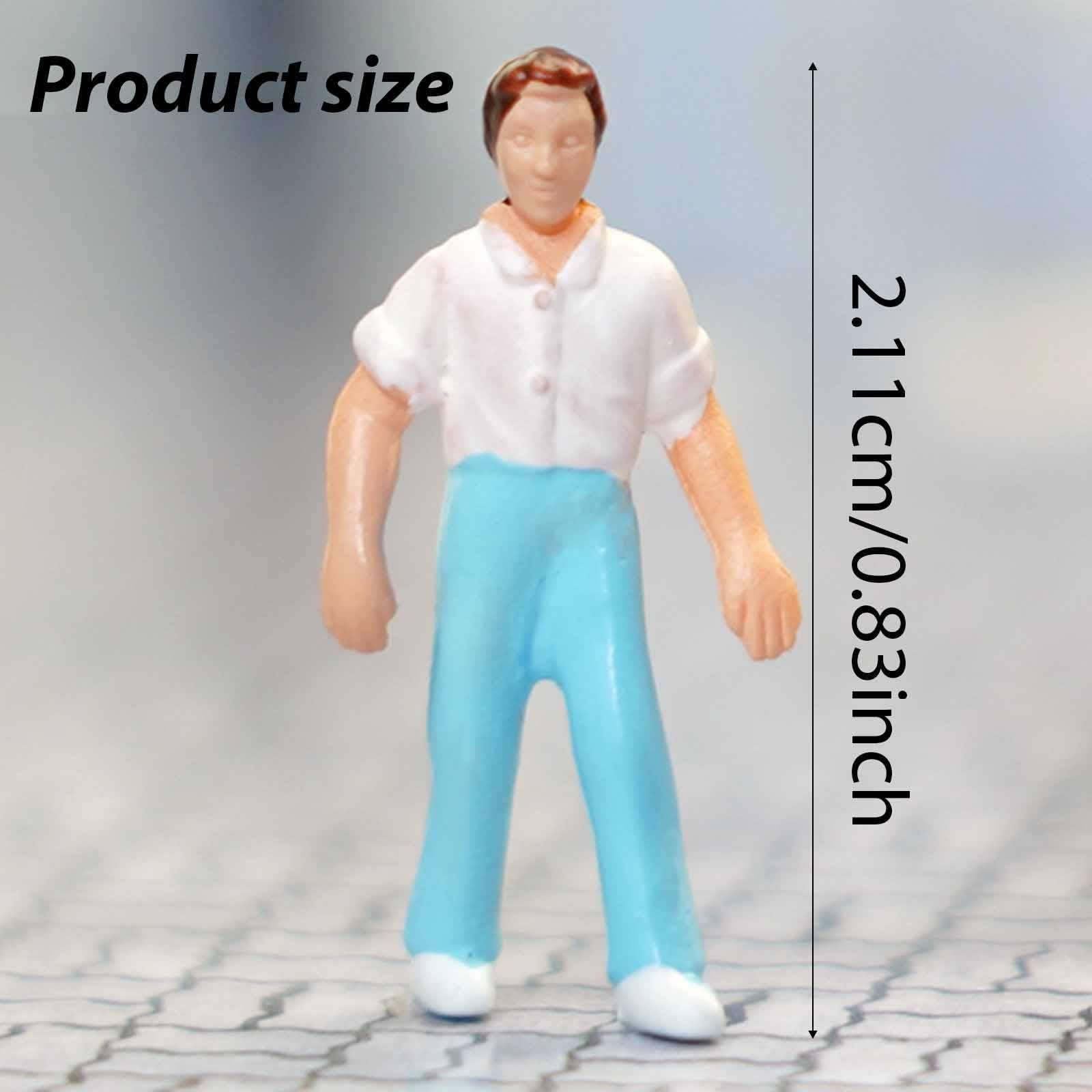 Set di 6 Miniature in Ho (1/87) per Case delle Bambole E Parchi.