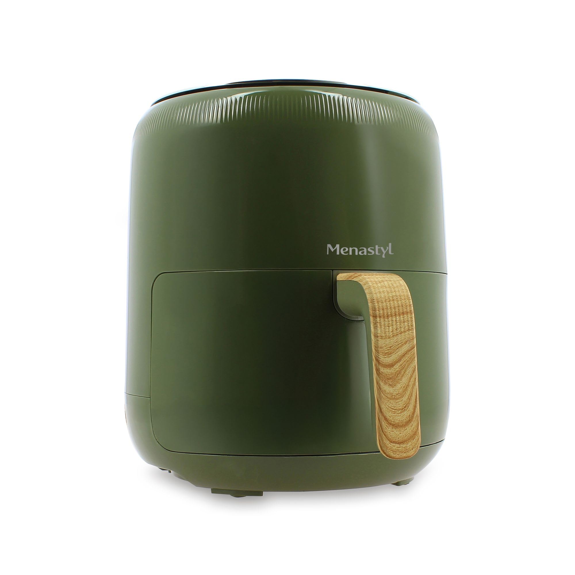 MENASTYL - Friggitrice senza olio ad aria calda Colorama - senza PFAS - 4.5L - 8 programmi - Temperatura regolabile fino a 200°C - Timer 1 ora - Cestino e griglia lavabili in lavastoviglie (rosa