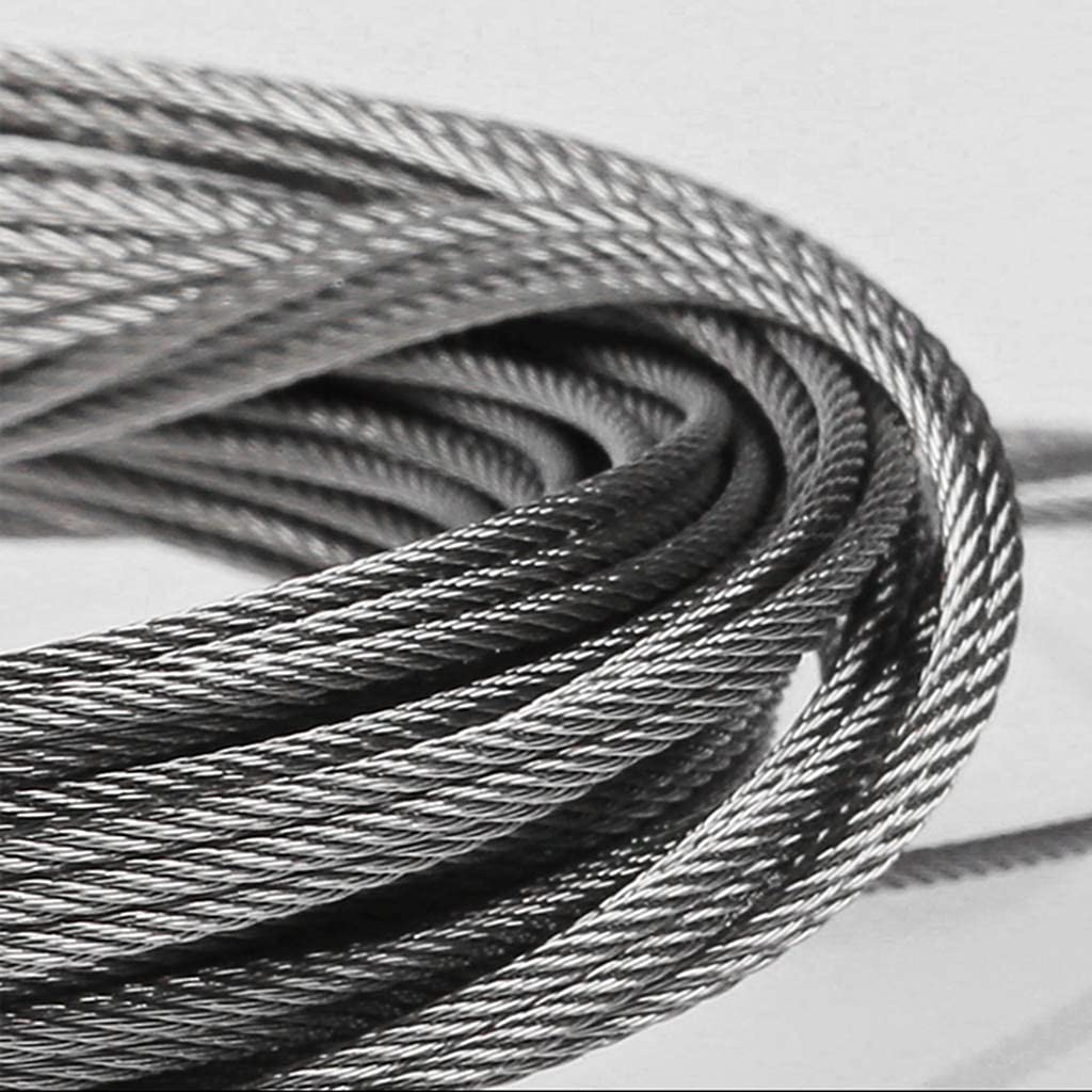 Cabo de aço inoxidável de ， Cable de Acero Inoxidable 304 Resistente, Rollo de 50 m/164 pies(1.2mm)