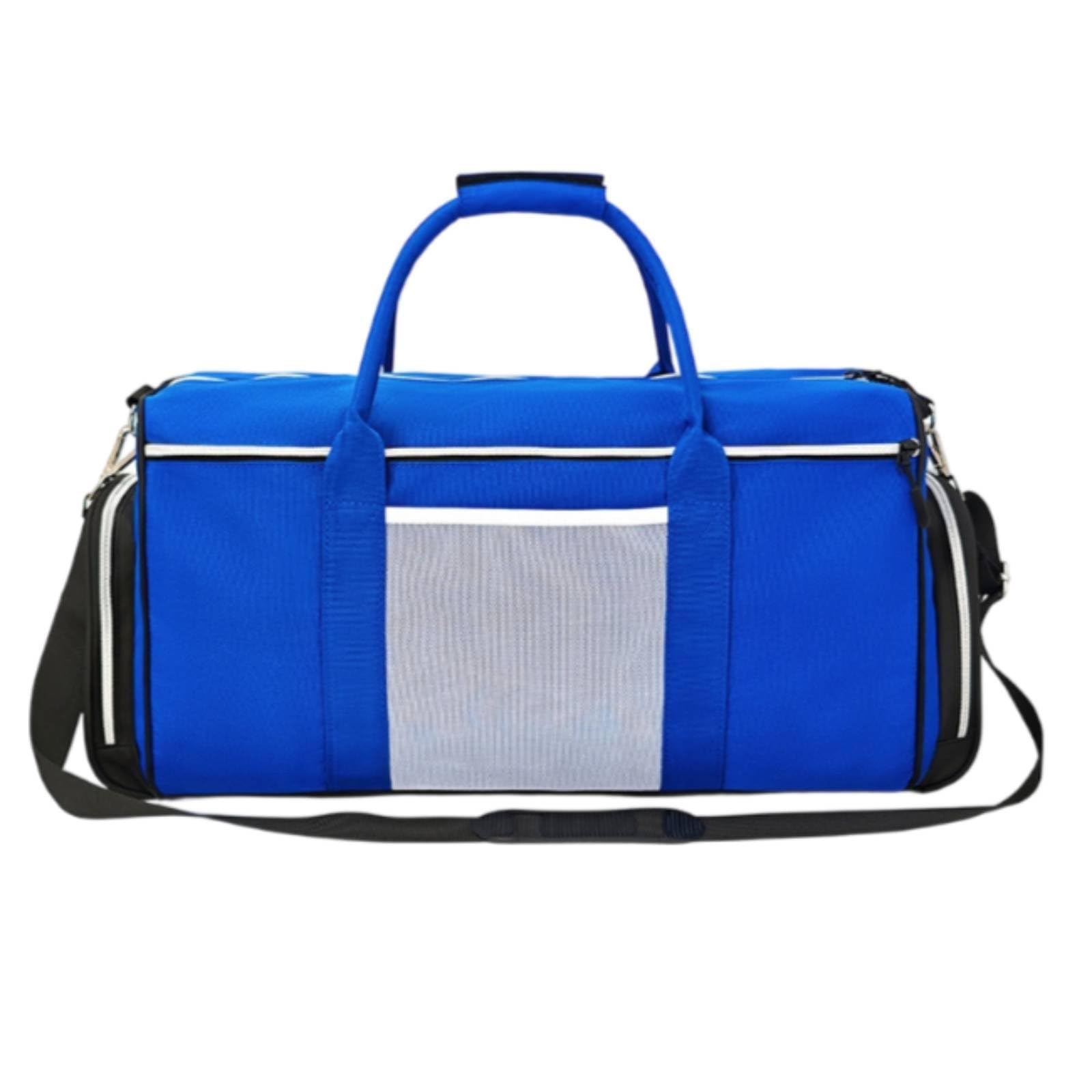 Borsa Sportiva Borsone Palestra Borsa da Viaggio Borsa Allenamento Scomparto Scarpe in Poliestere Leggera E Maneggevole per Trasporto Comodo Adatta a