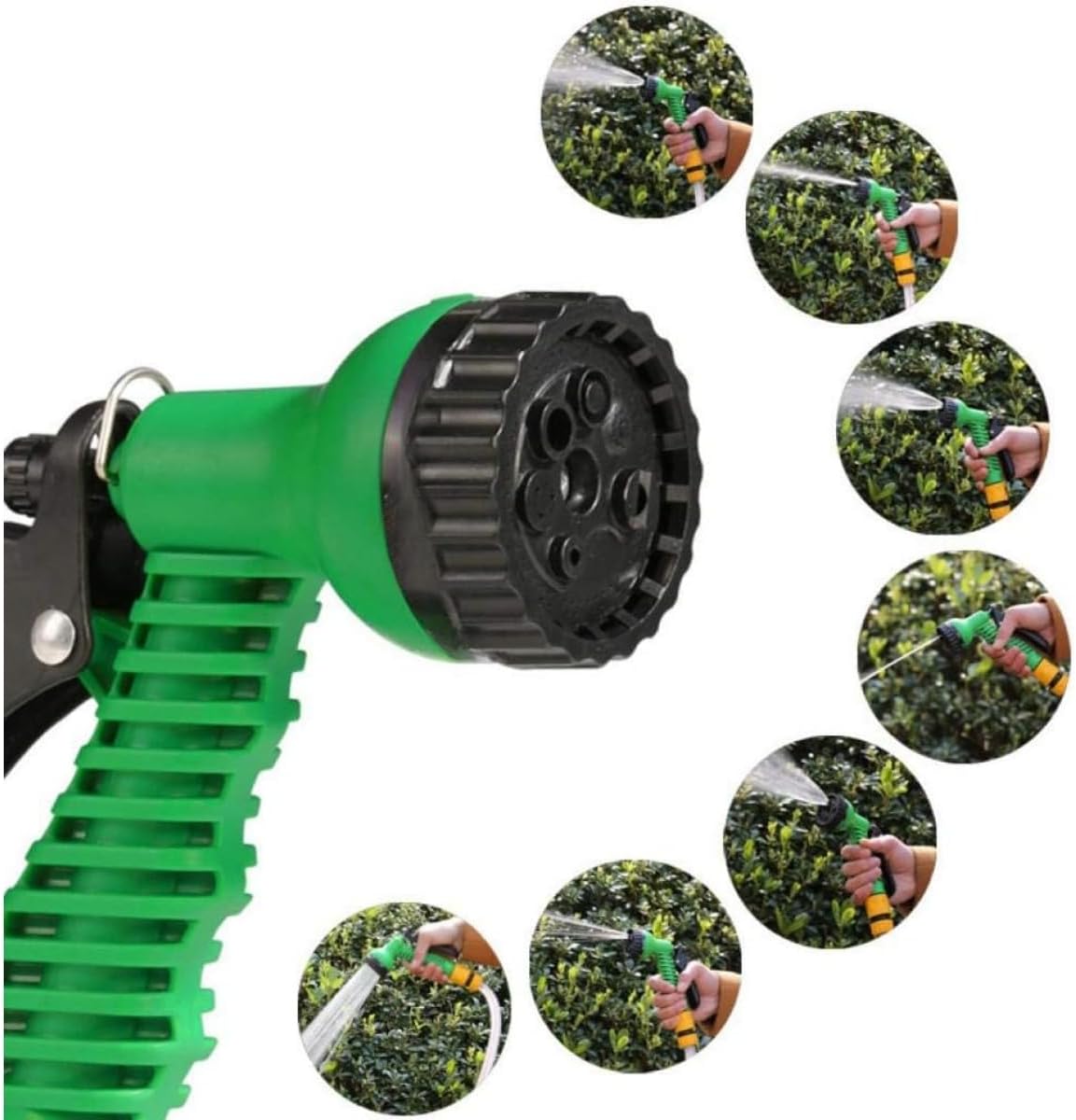 Tufduzo 蓄圧式ポータブルシャワー 8L、加圧式スプレー 多機能噴霧器 アウトドア用 携帯シャワー 洗車 園芸 ペット 洗浄