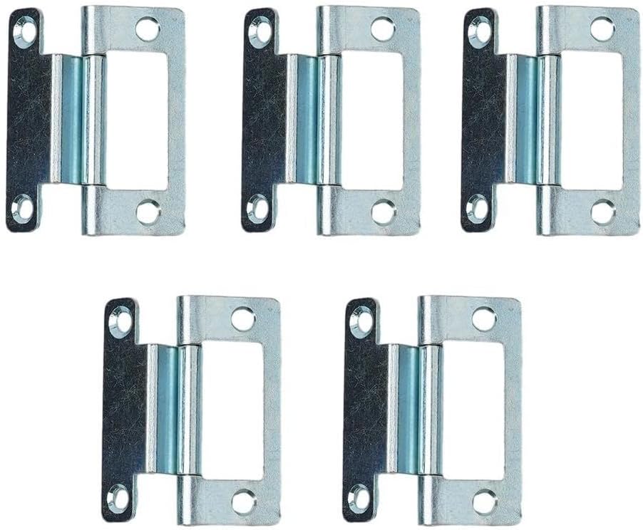 Steel Hinge System for Small Cupboard Applications Great Fit for Caravans and Mobile Homes, Multiple Options (5pc)