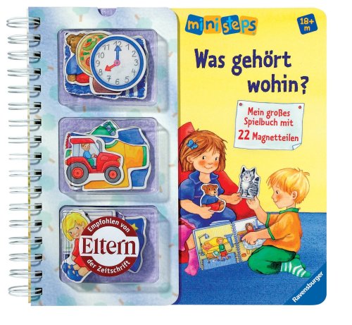 Preisvergleich Produktbild Ravensburger 04321 ministeps® Bücher Was gehört wohin(Magnet)