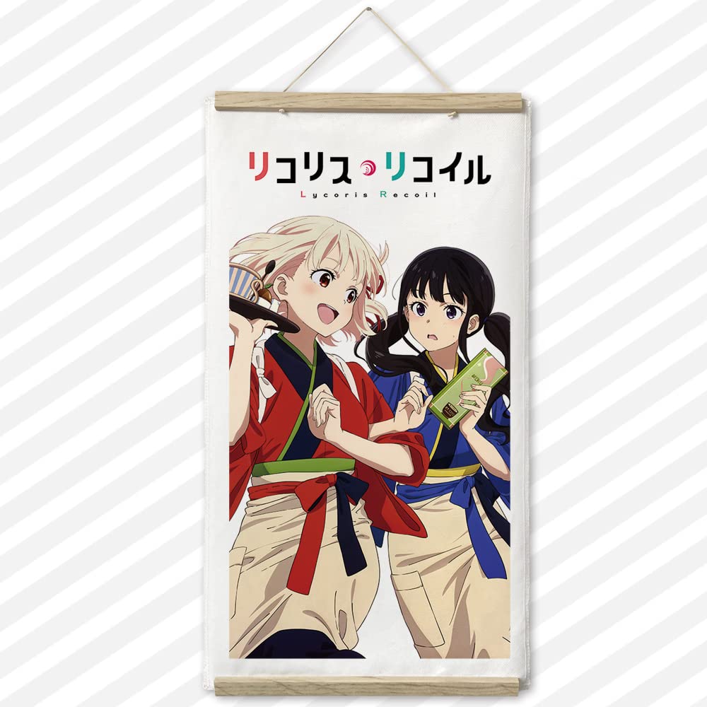 Amazon.co.jp: POPQ リコリスリコイル ポスター 絵を掛ける Lycoris