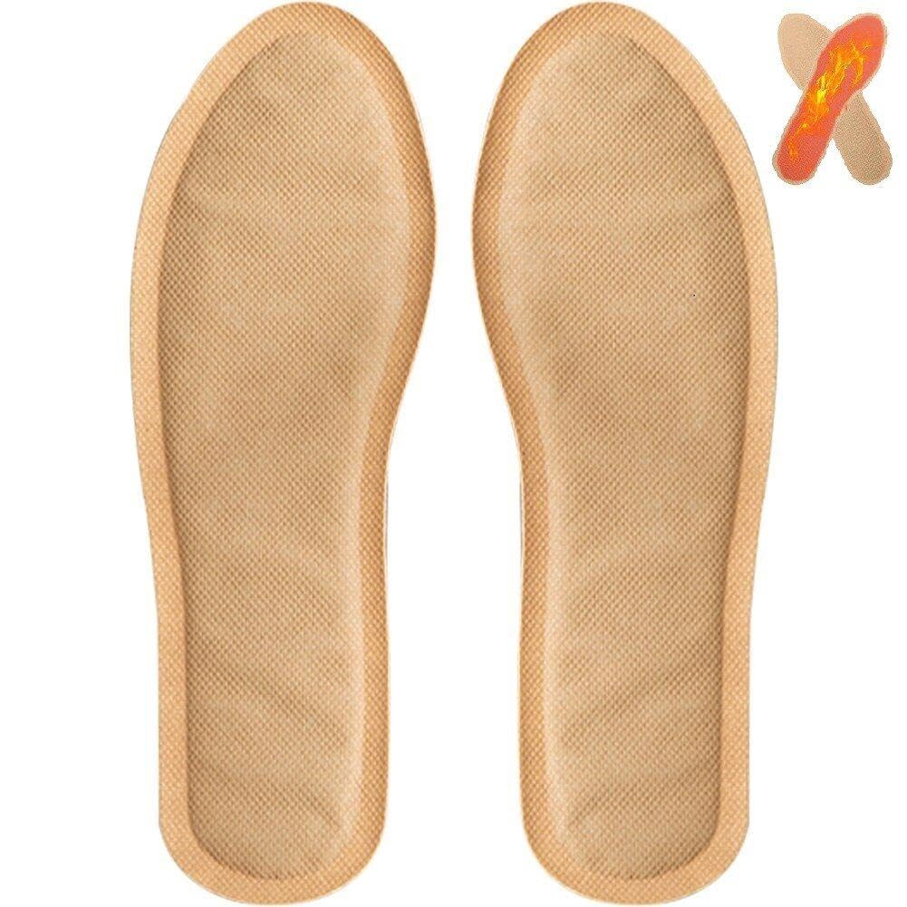 Semelles intérieures Thermiques pour Chaussures 10 Paires Auto-chauffantes pour Chaussures d'hiver Chauffe-Pieds pour la Chasse la randonnée Le Camping