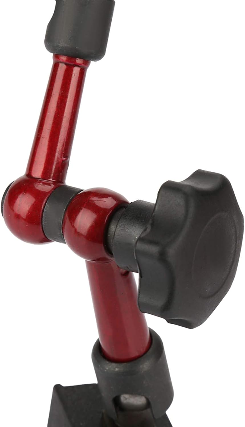 Flexible Magnetic Base Holder Stand for Lever Dial Test Indicator with Strong Permanent Magnet and Adjustable Arm for Machine Tools
