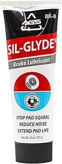 AGS Automotive Solutions SIL-Glyde Brake Lubricant – 8 oz Tube, Heat Resistant, Rust & Corrosion Protection, Moisture-Proof Brake Grease