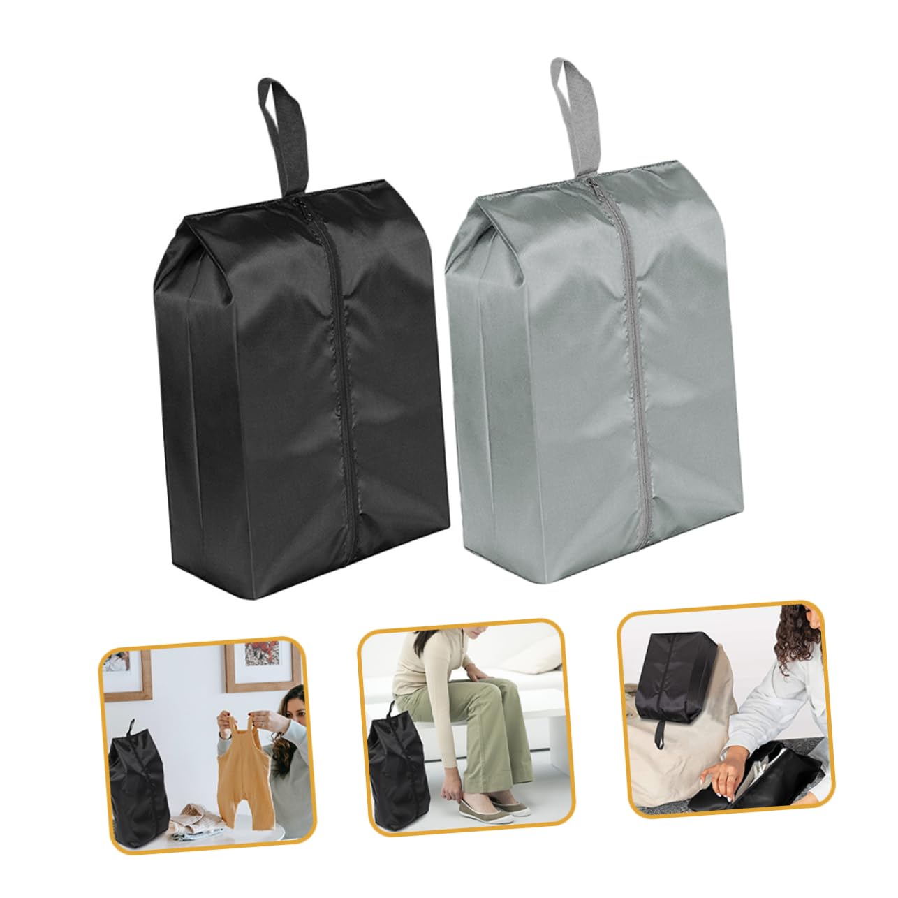 6pezzi Borse Da Viaggio Impermeabili Per Scarpe Da Organizer Per Calzature Oxford Con Chiusura Cerniera Per Uomini e Donne